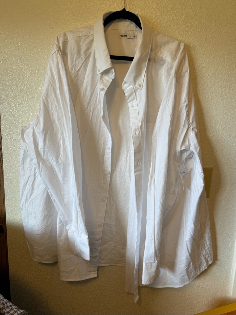 Sonoma White Button-Front Shirt